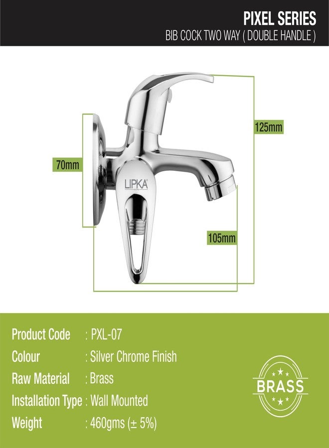 Lipka Bib Cock 2 Way Double Handle (Pixel) - Image 2